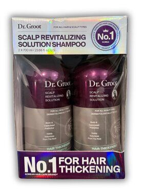 Dr. Groot Scalp Revitalizing Shampoo, 23.6 fl oz (700 mL), 2-Pack